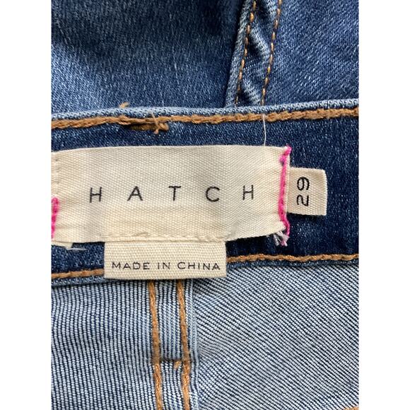 Hatch 'The Slim' Blue Maternity Denim Jean Size 29 - Picture 4 of 5